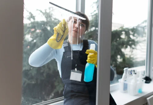 Nettoyage de vitres intérieures et extérieures à Val-au-Perche